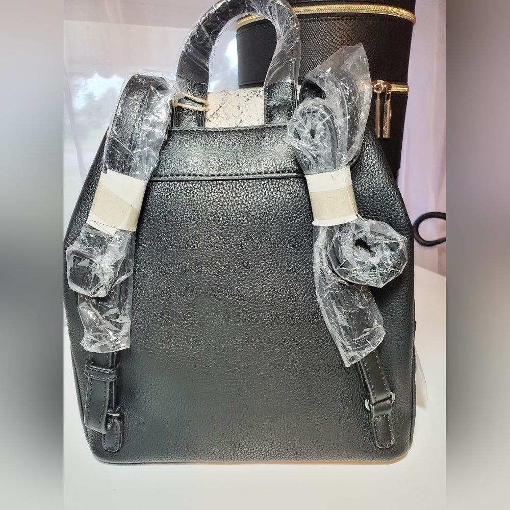 Python Snake Pattern Backpack Purse by Le Miel - Picture 3 of 6